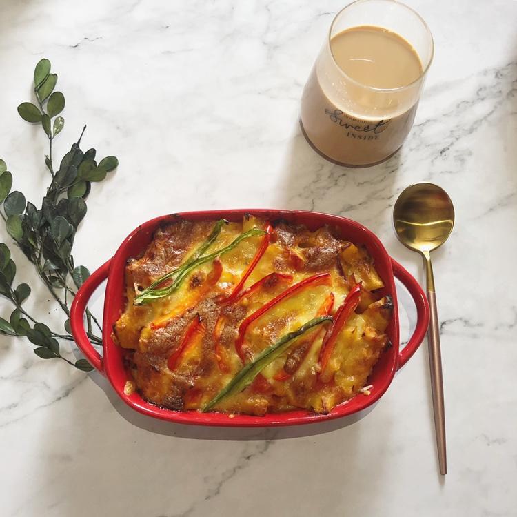 番茄鸡肉浓情焗饭【两人份】