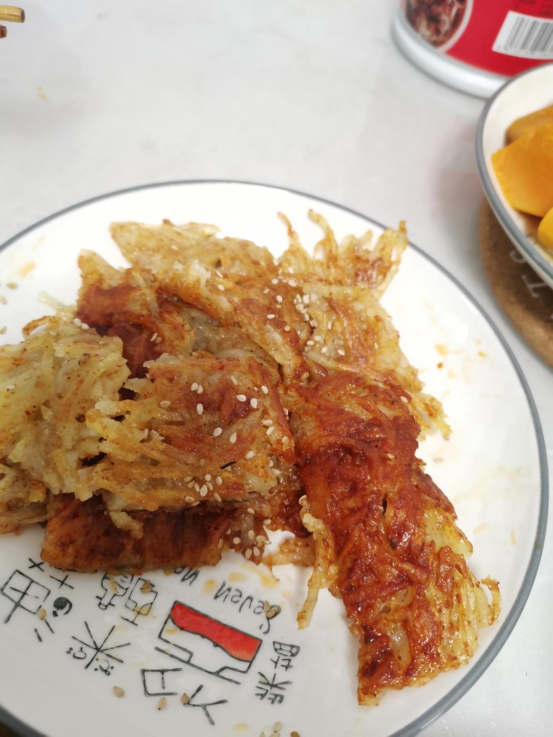 香煎土豆丝饼（超简单）