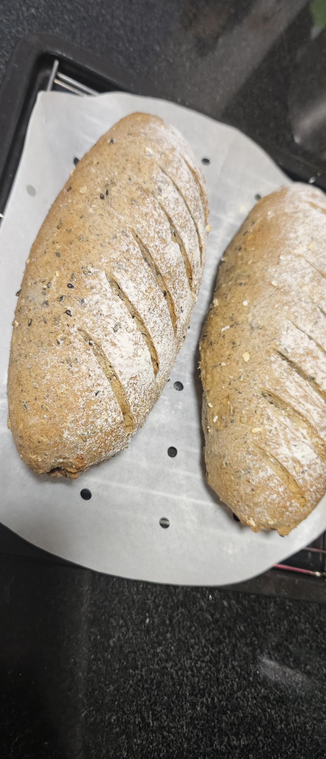 全麦·燕麦·红枣软欧 |超柔软——低卡烘焙