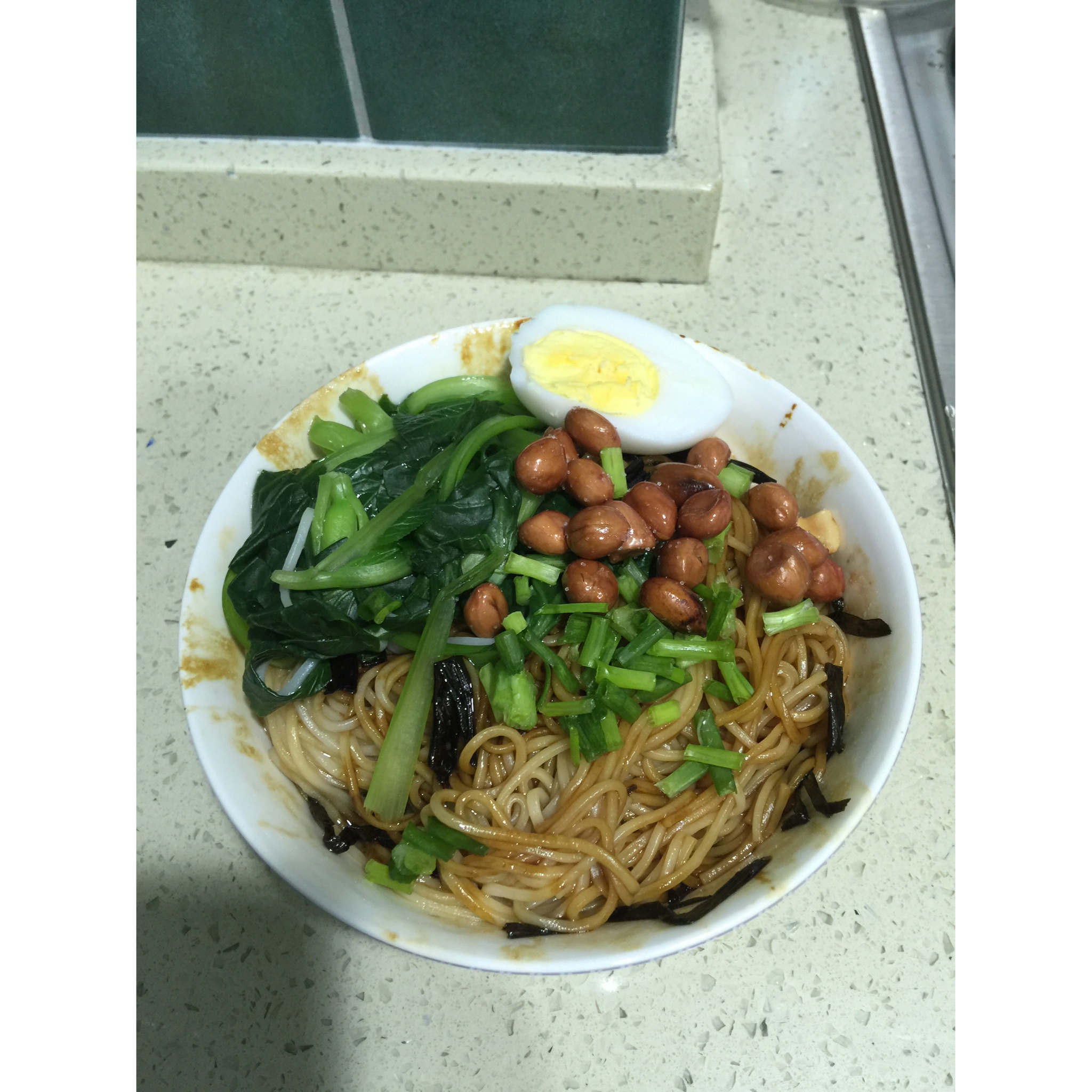 超简单家常葱油面