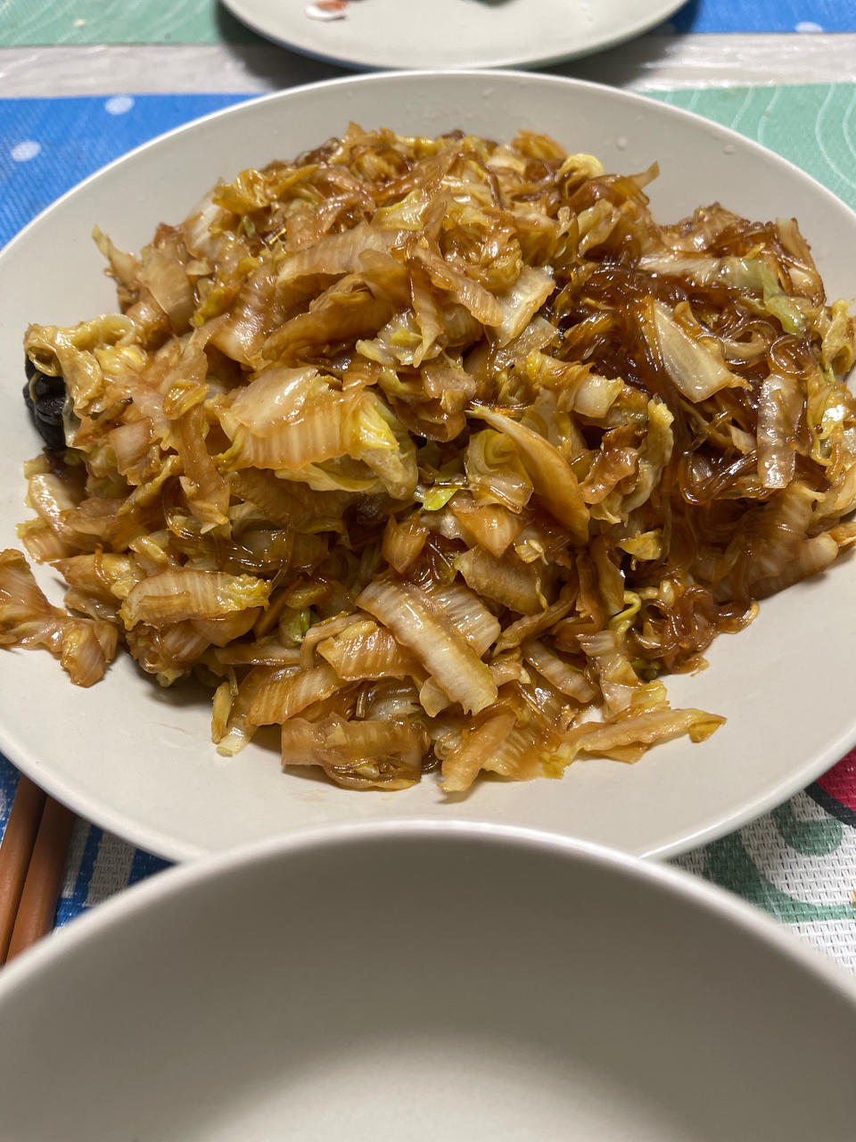 大白菜炒粉丝