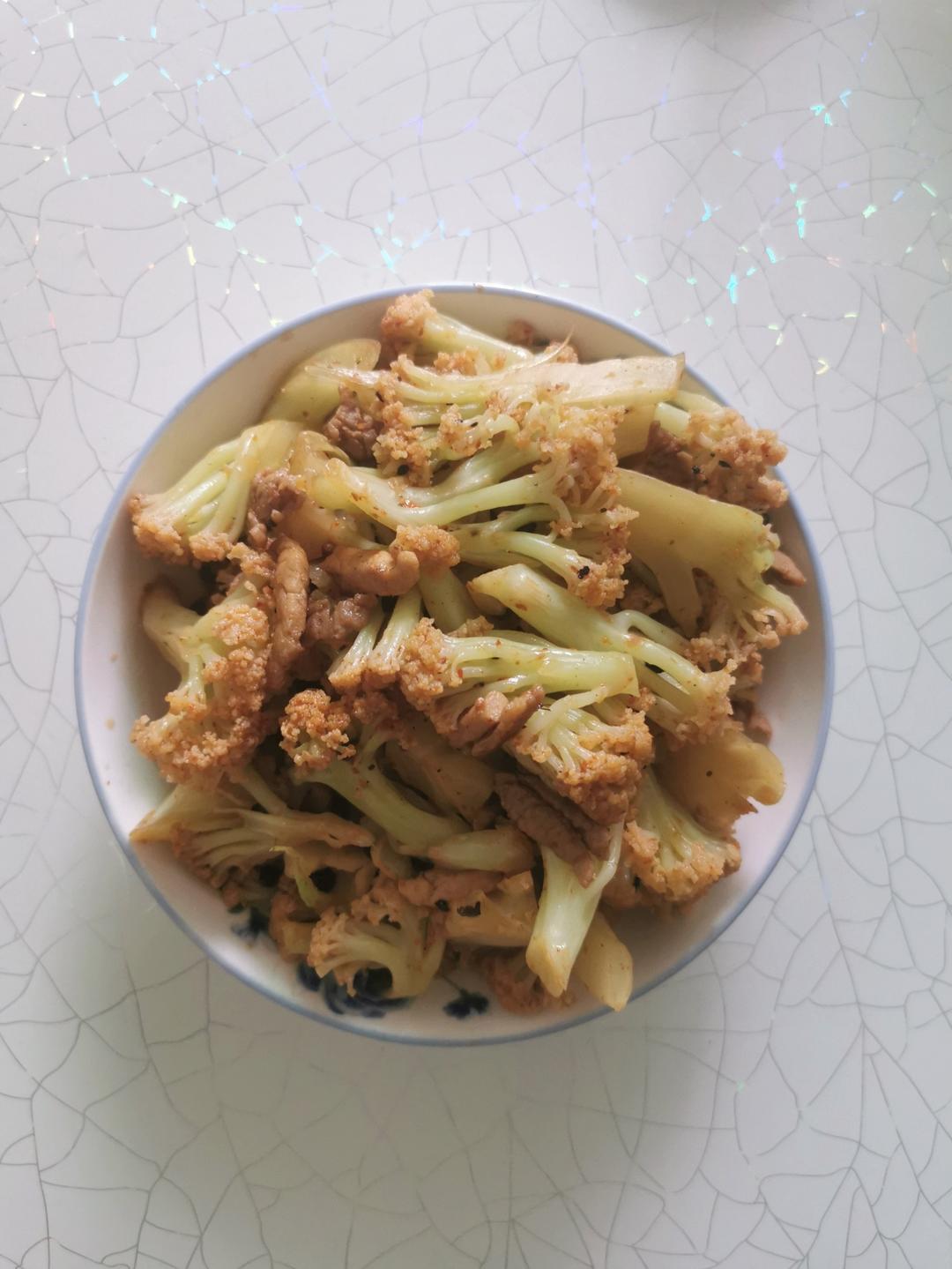 和饭店一个味道的干锅花菜
