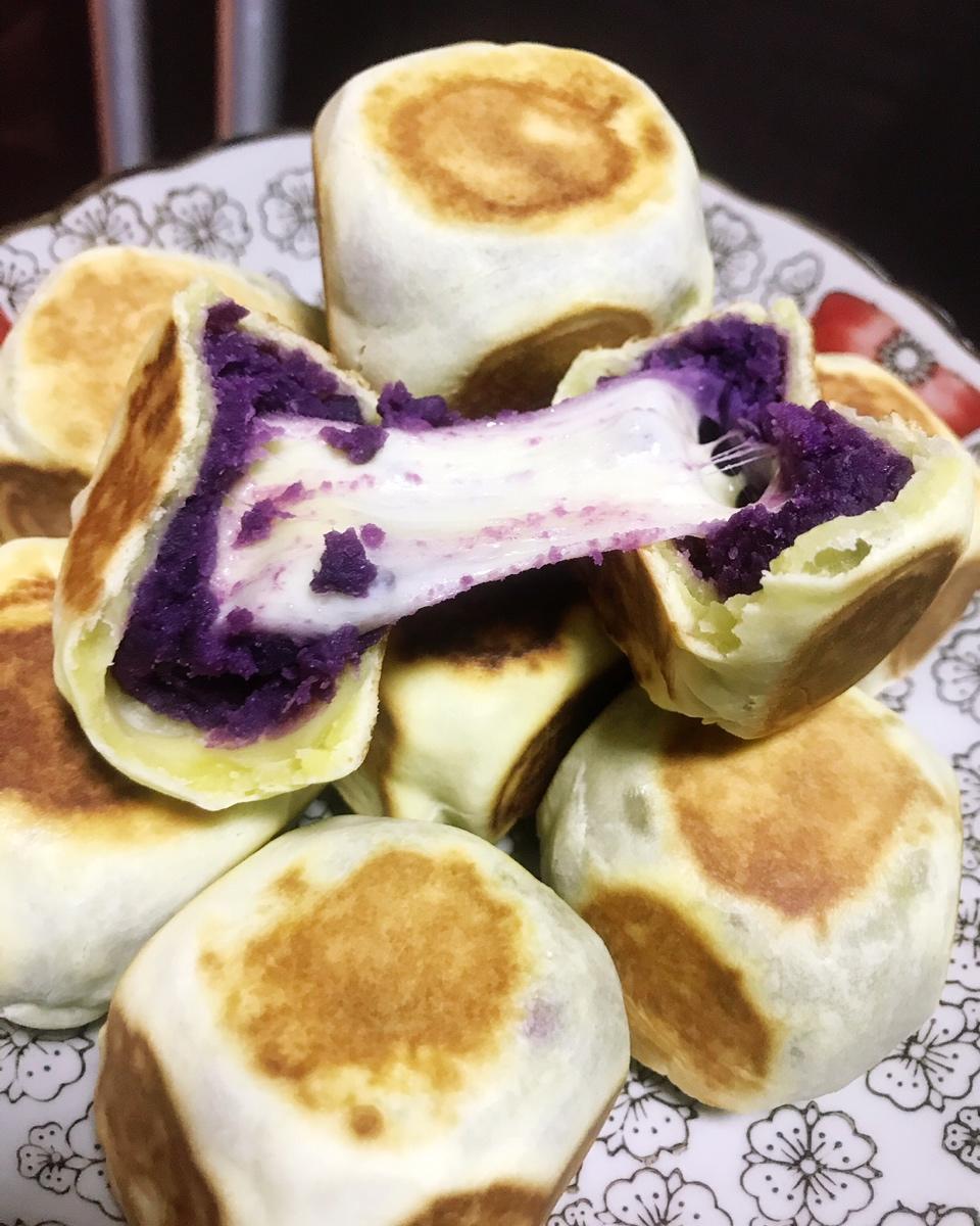 【爆浆紫薯仙豆糕】