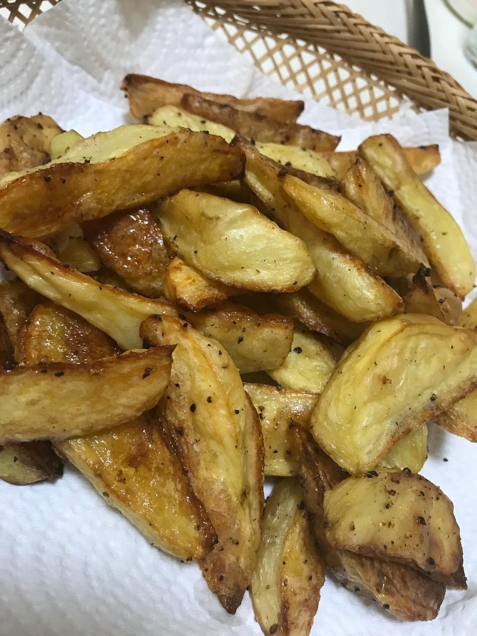 比薯条健康的薯角的做法