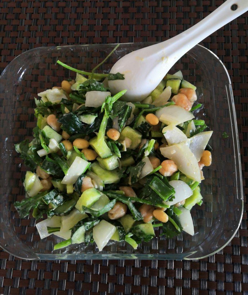 【健康三餐】鹰嘴豆青柠黄芥末沙拉