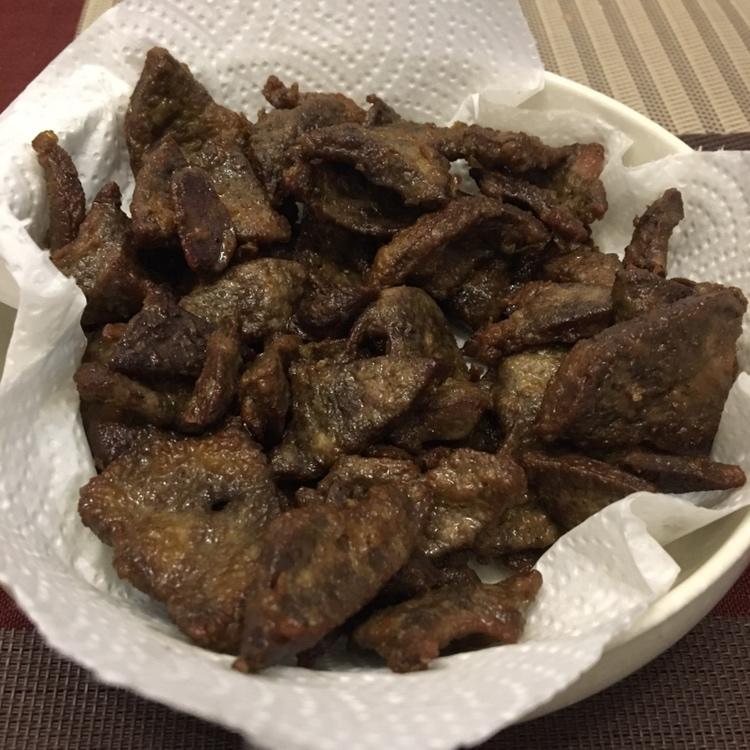 炸猪肝