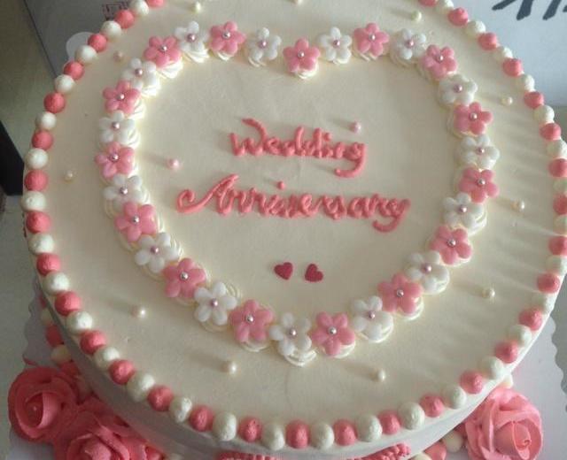 花的浪漫—结婚纪念日蛋糕