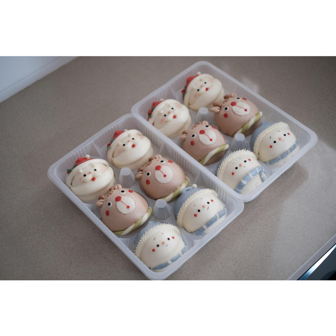 卡通馒头（圣诞系列）--原创