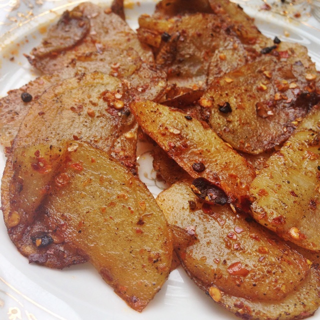 豆瓣煎土豆片