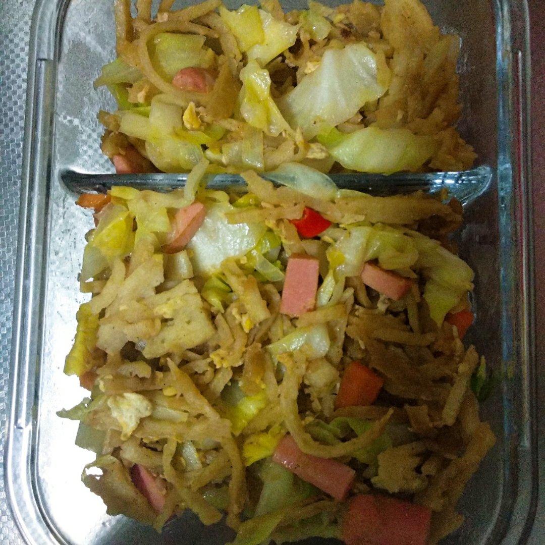 快手炒饼丝