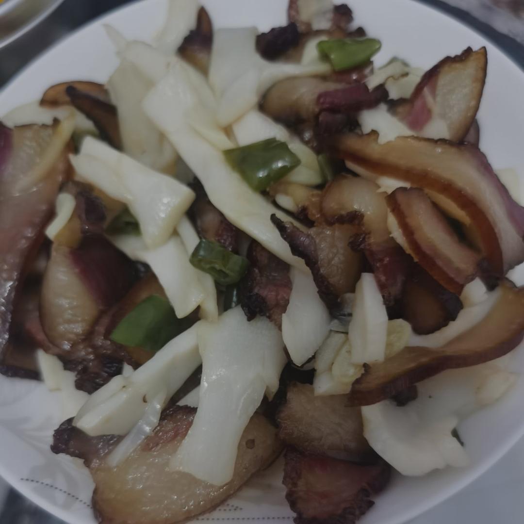 小竹笋炒腊肉