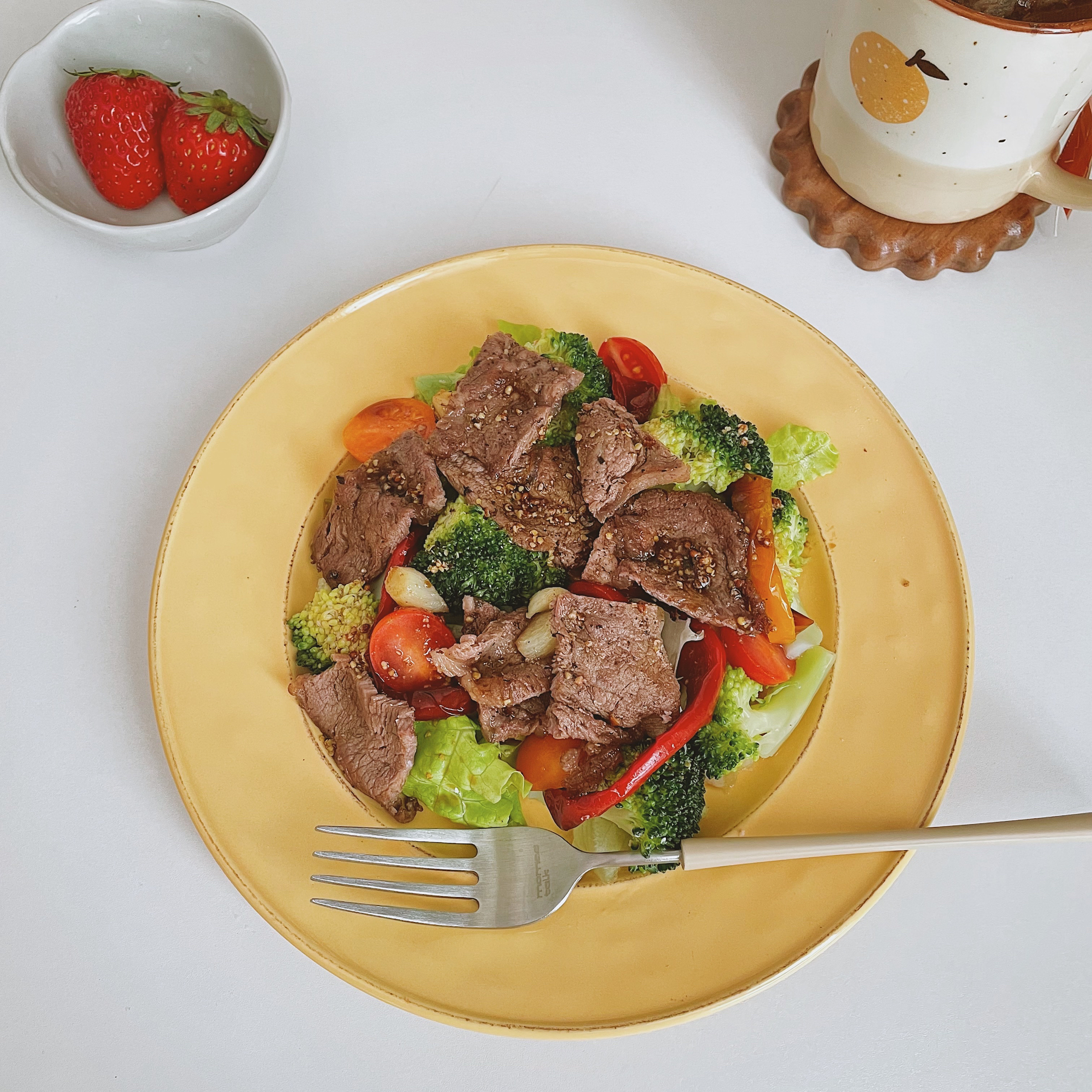 澳洲牛肉 | 轻食温沙拉的做法