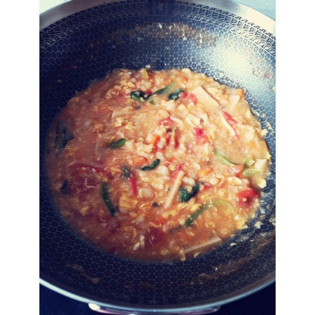 简单早餐-疙瘩汤