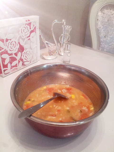 西红柿鸡蛋疙瘩汤