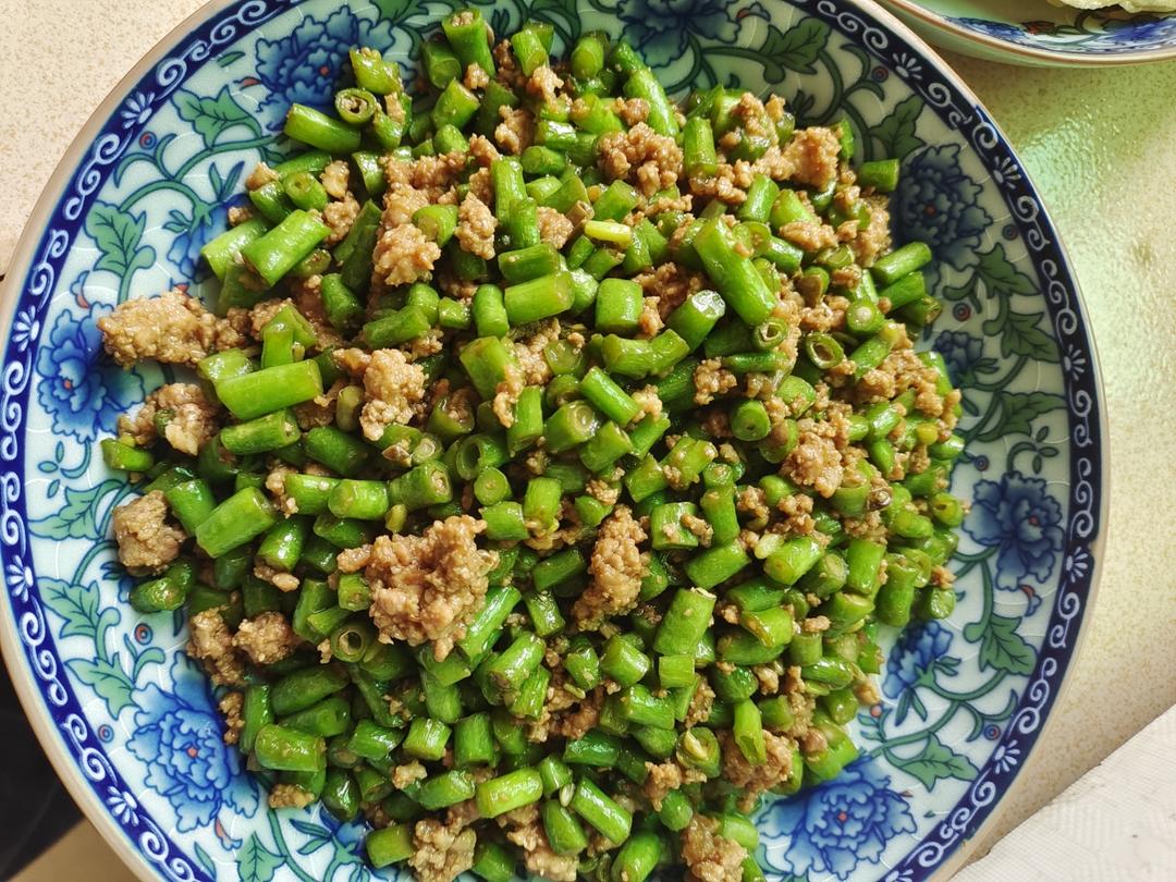下饭菜:肉沫豆角