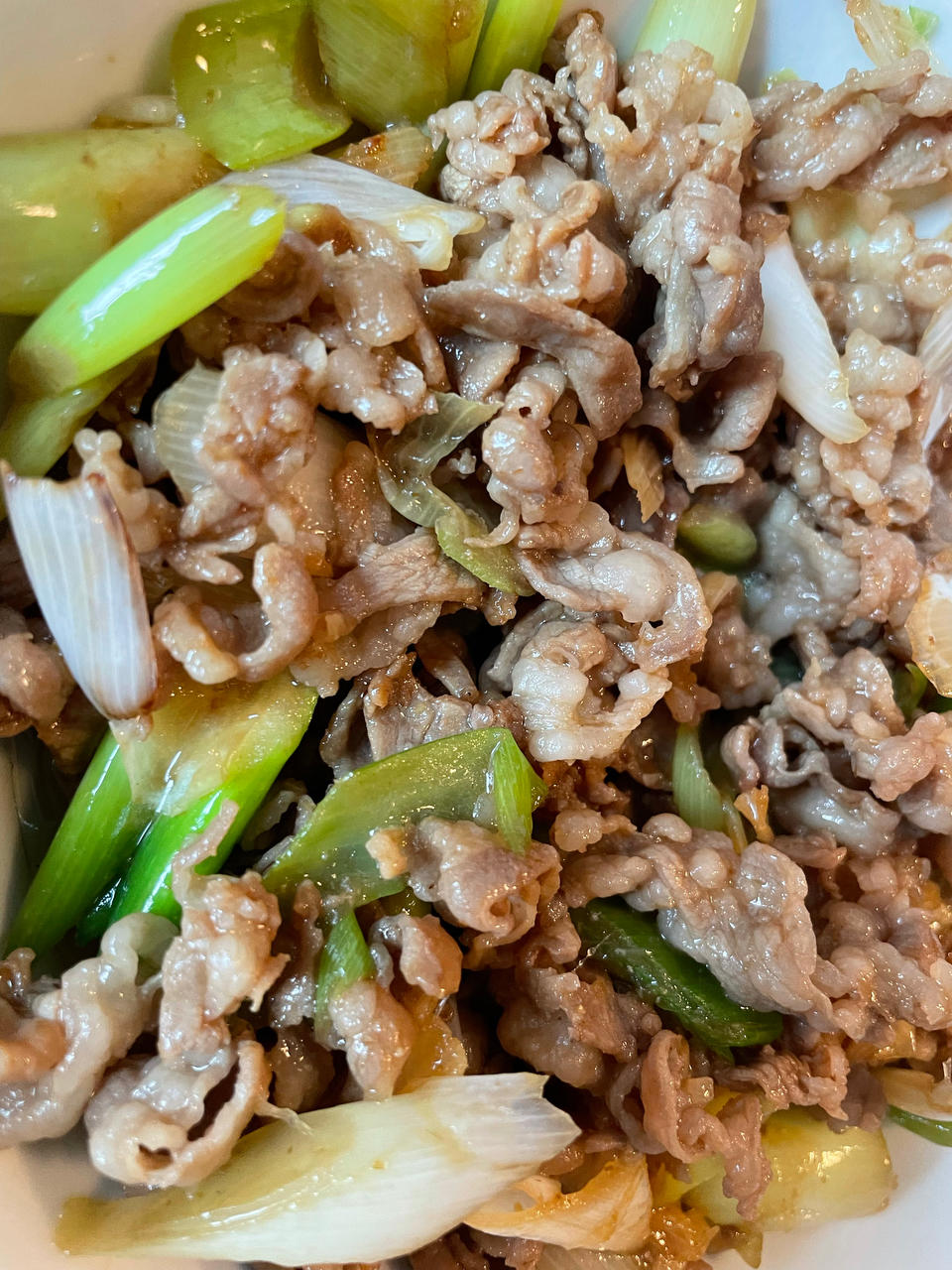 简单版葱爆羊肉卷
