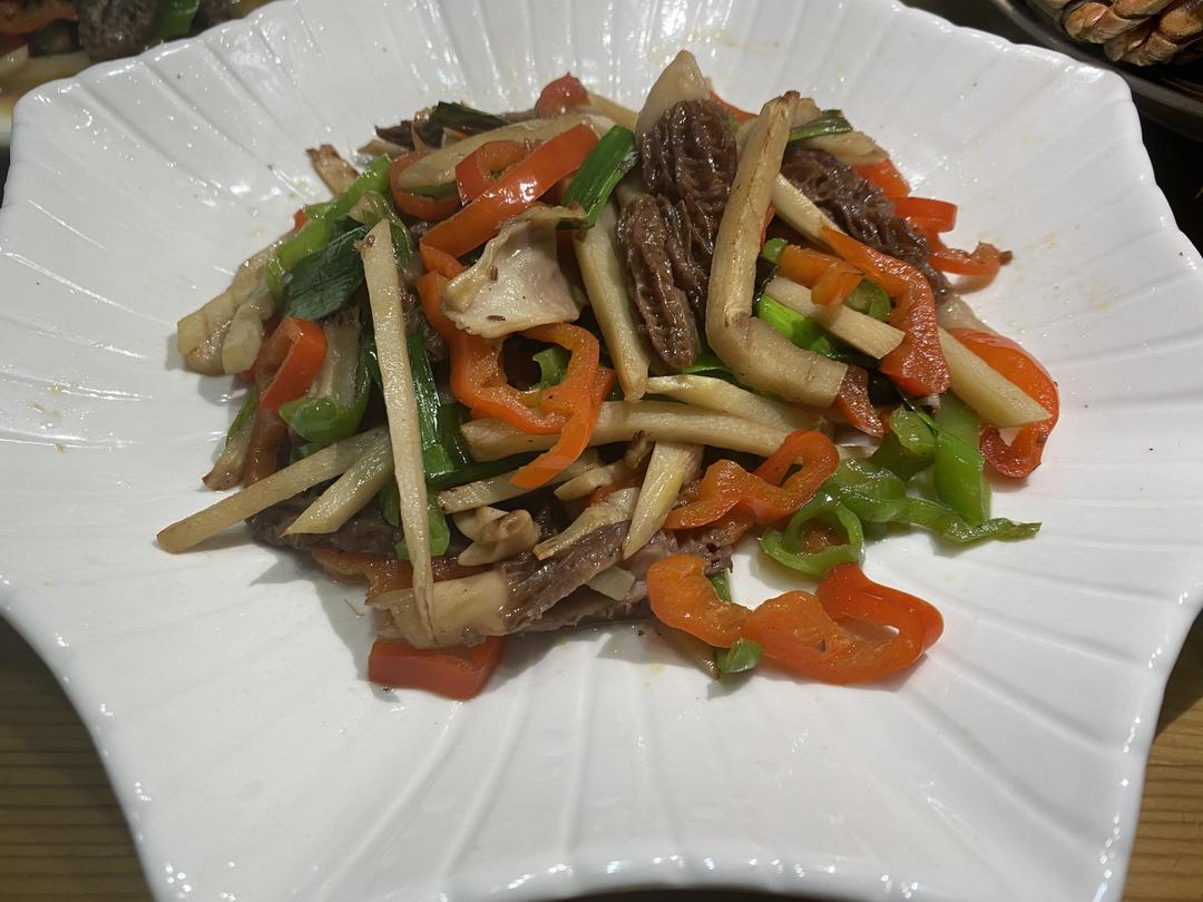 鲜嫩美味易做家常素炒羊肚菌的做法