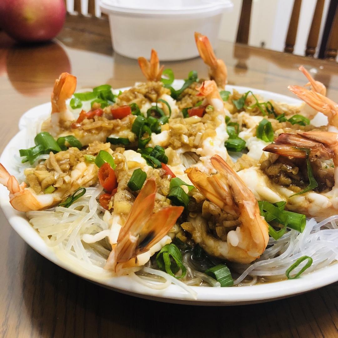 蒜蓉粉丝蒸虾
