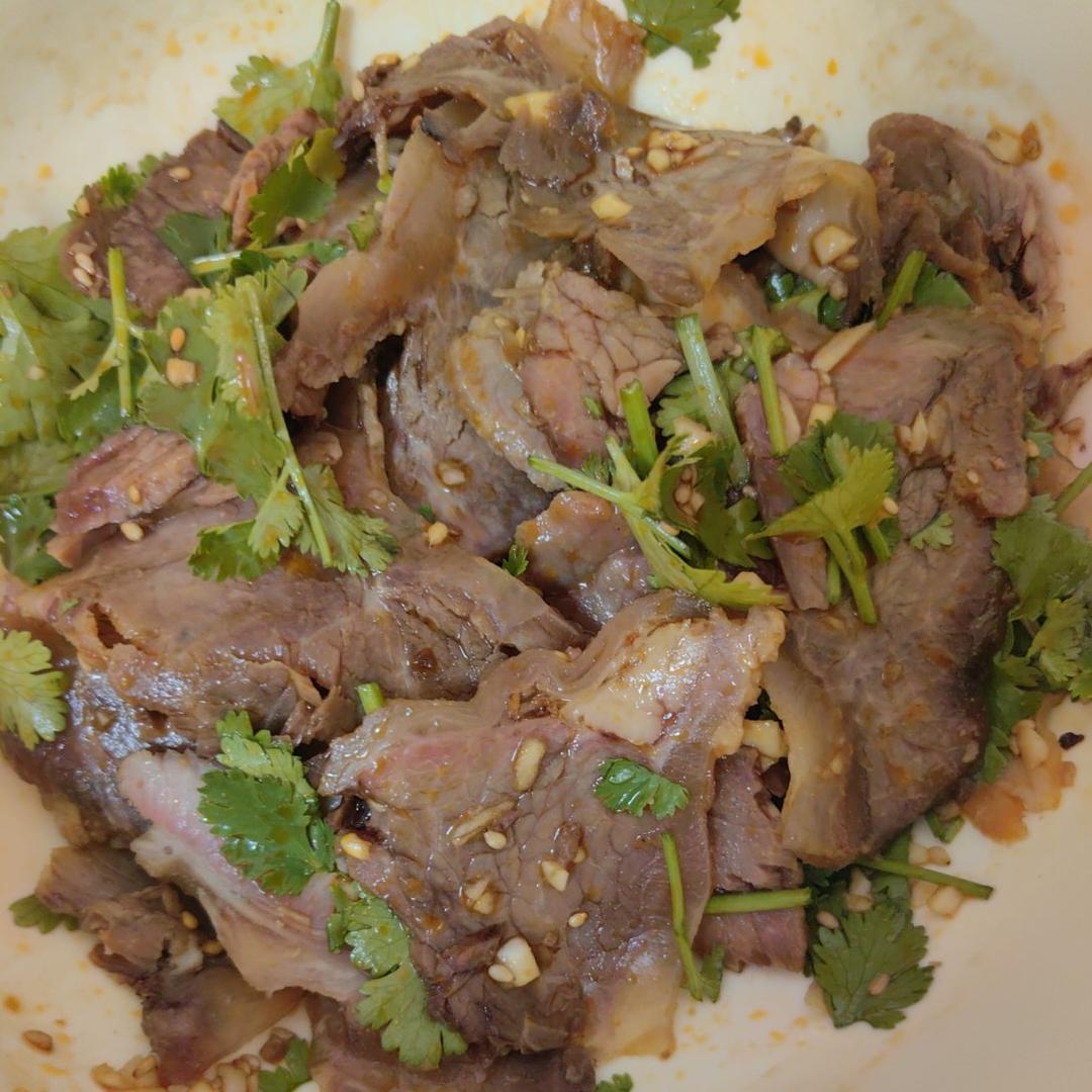 香菜拌牛肉