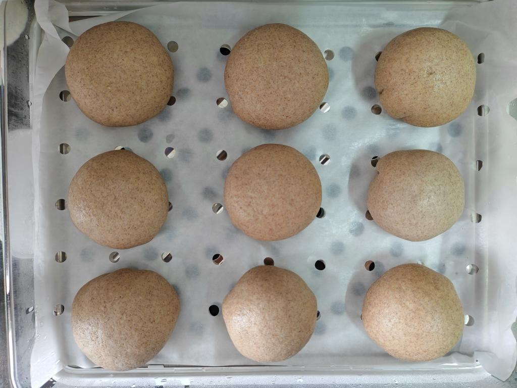 超好吃有豆豆的豆沙包，一次发酵（红豆包）