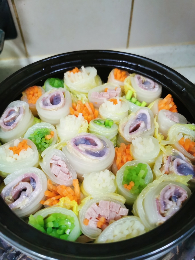 五彩蔬菜锅的做法