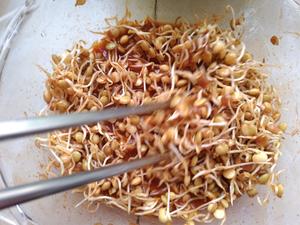[Raw food]凉拌生扁豆芽的做法 步骤2