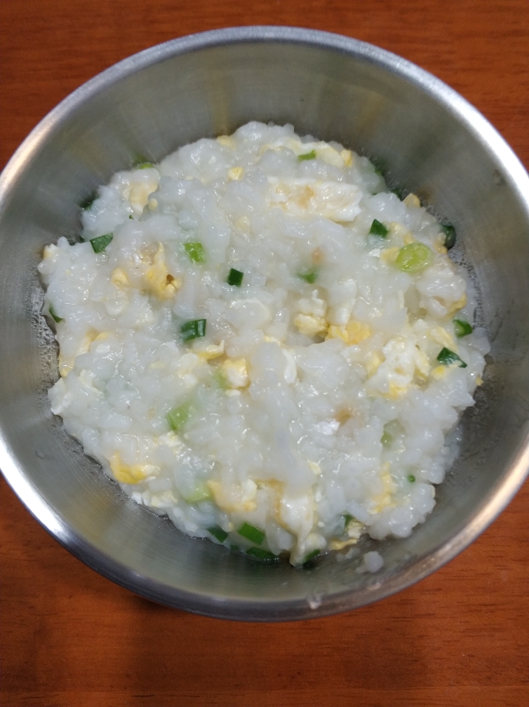 宝宝辅食：沙虫鸡蛋粥的做法