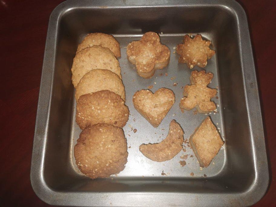 燕麦核桃酥饼