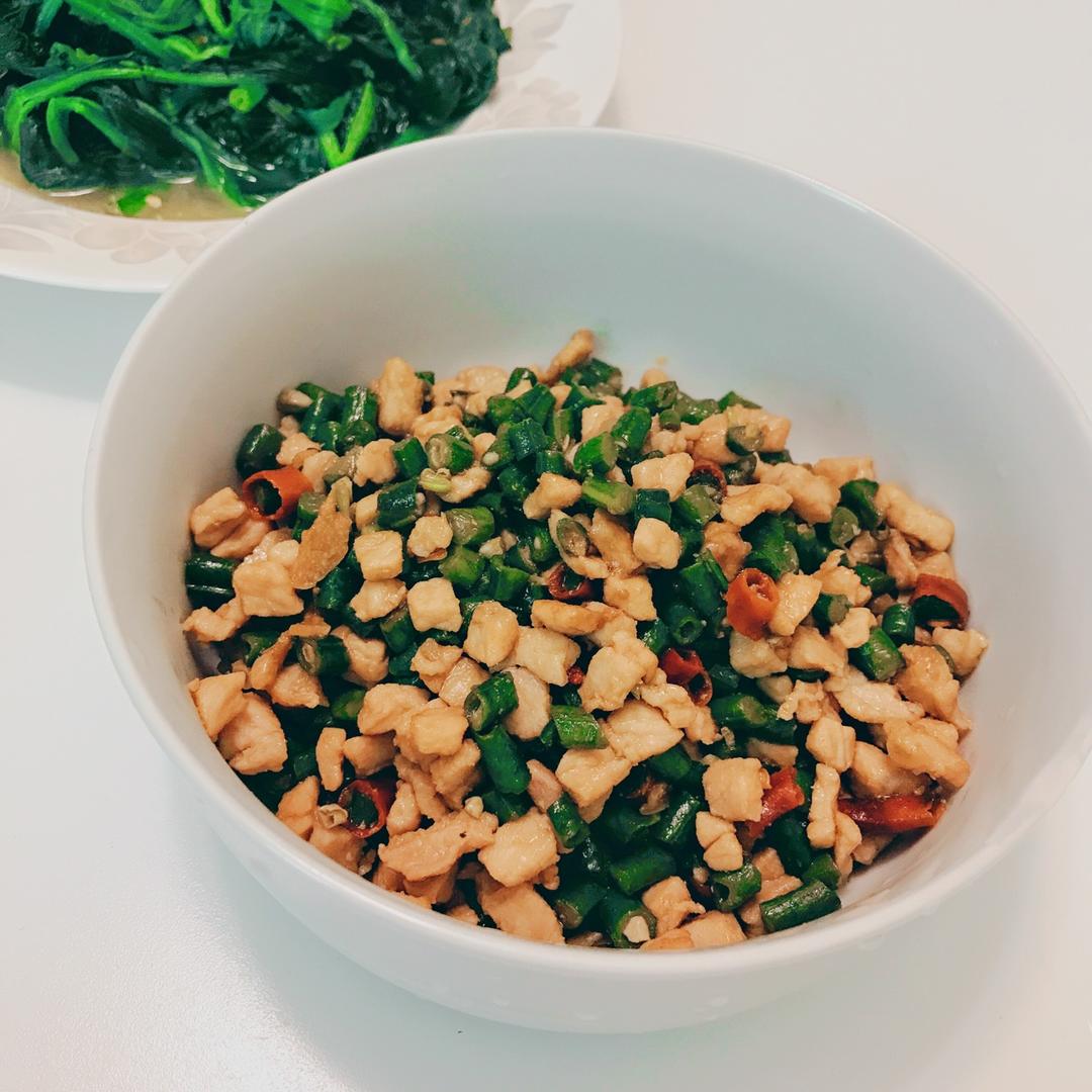 肉沫豆角下饭菜