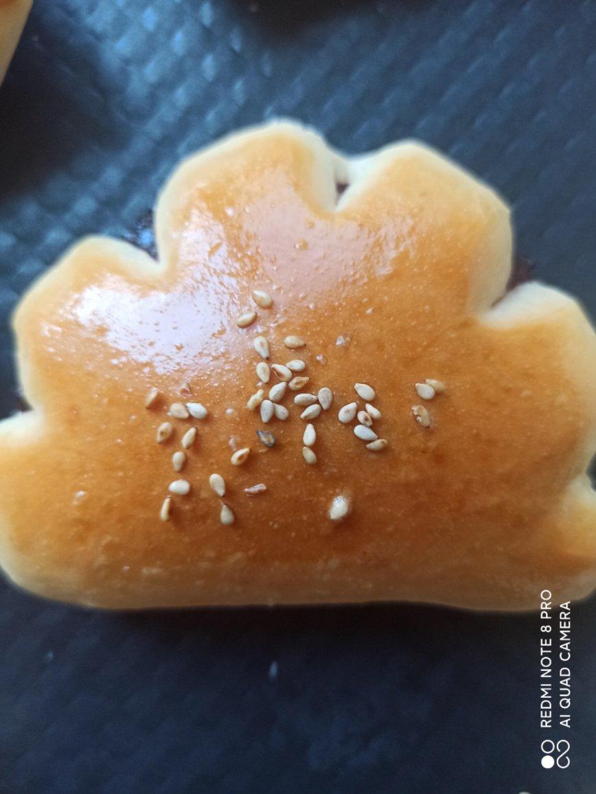 黄米蜜豆小餐包