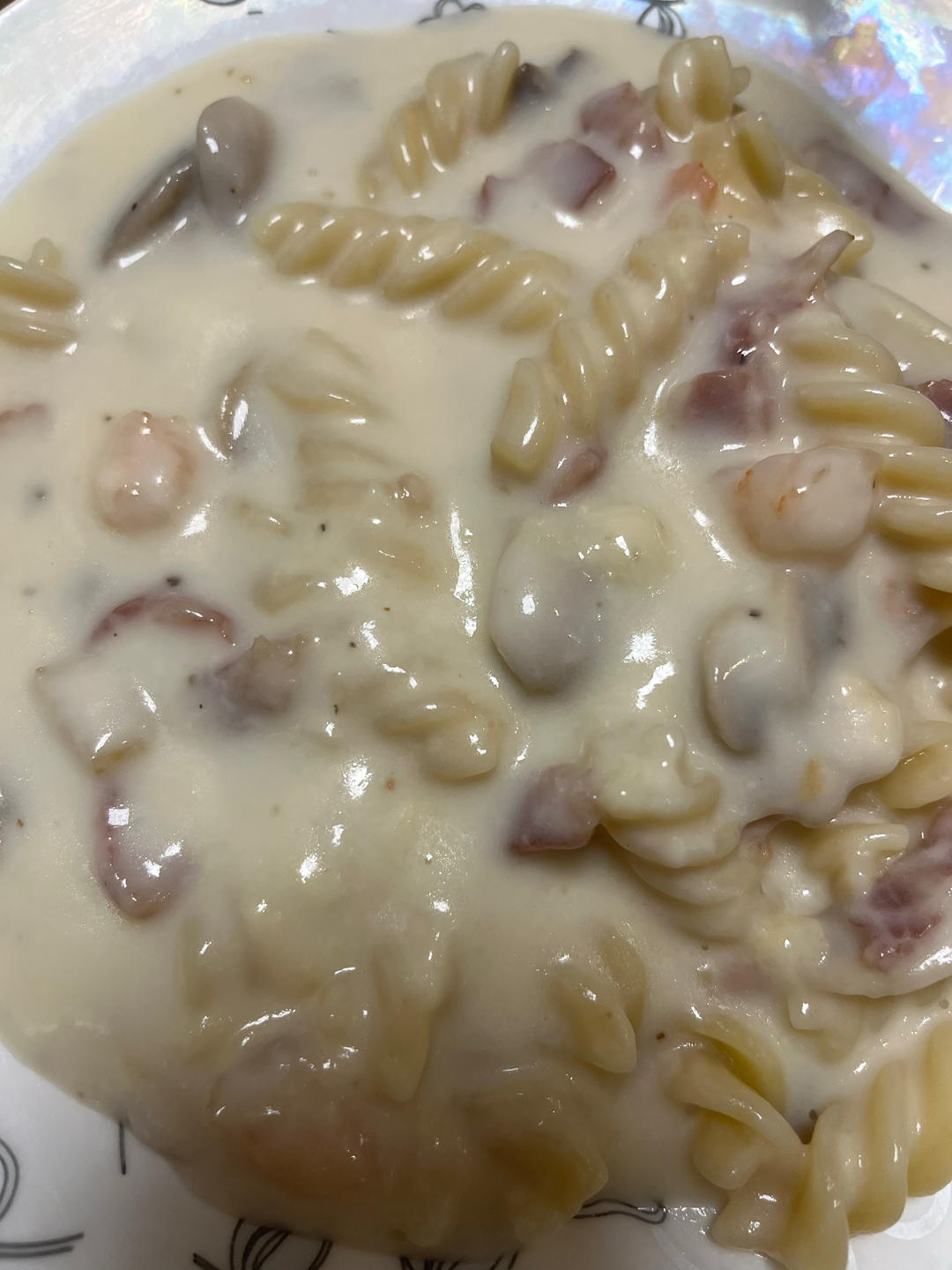 奶油蘑菇汤/奶油意面的做法