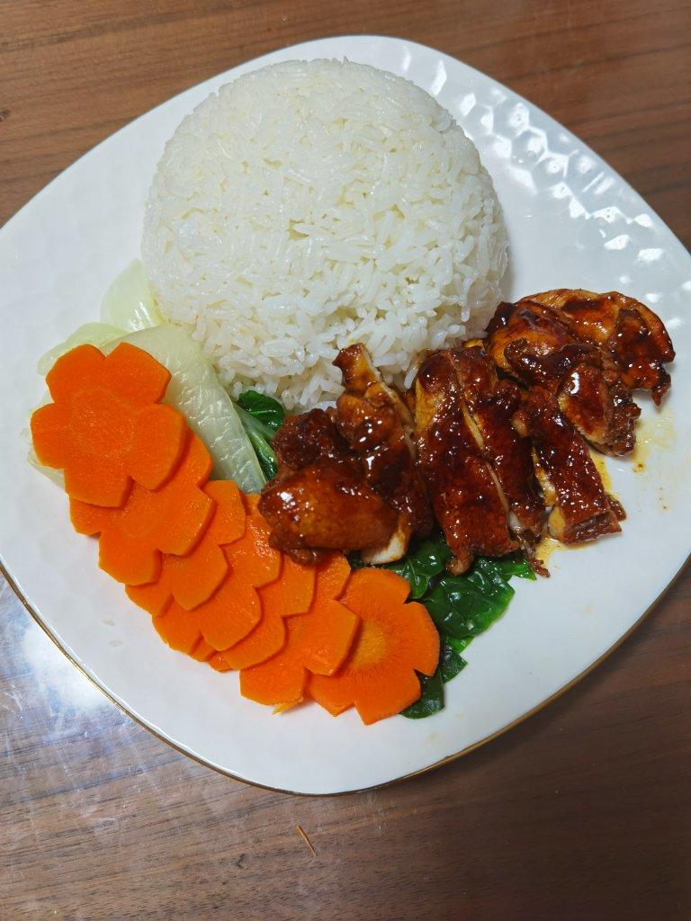 照烧鸡腿饭