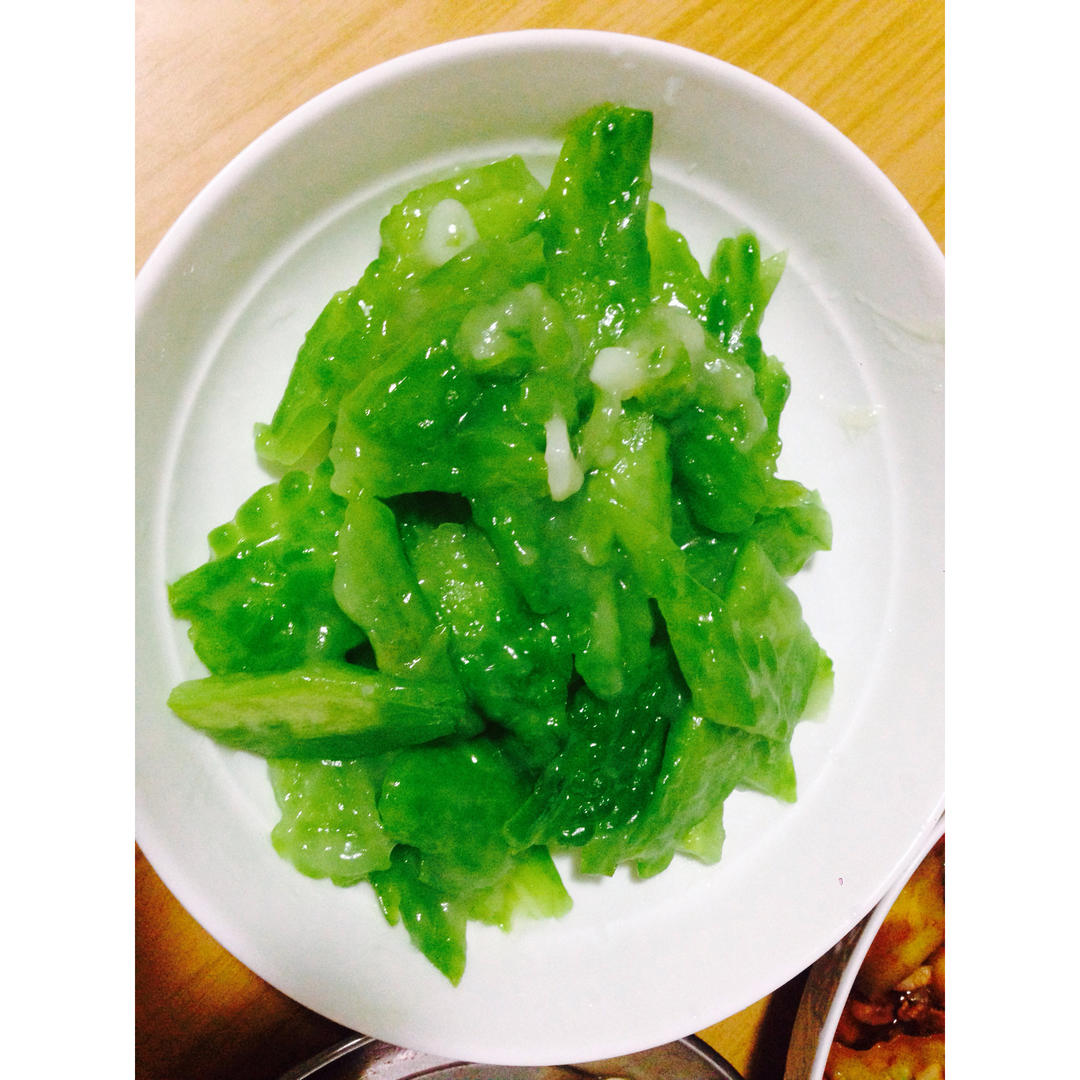 清炒苦瓜