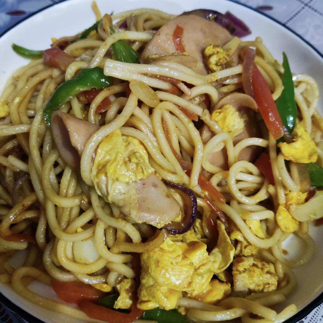 🍜最简单最好吃的家常炒面