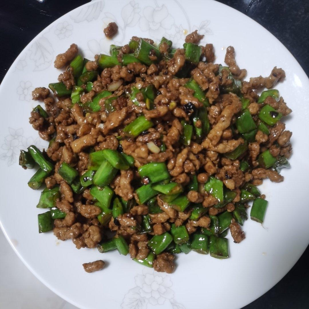 下饭菜:肉沫豆角
