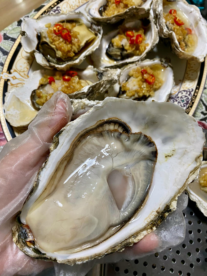 烤（蒸）生蚝