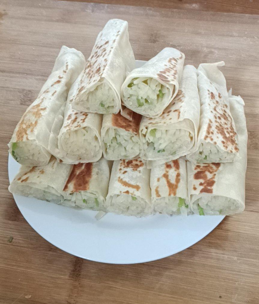 家常土豆丝卷饼