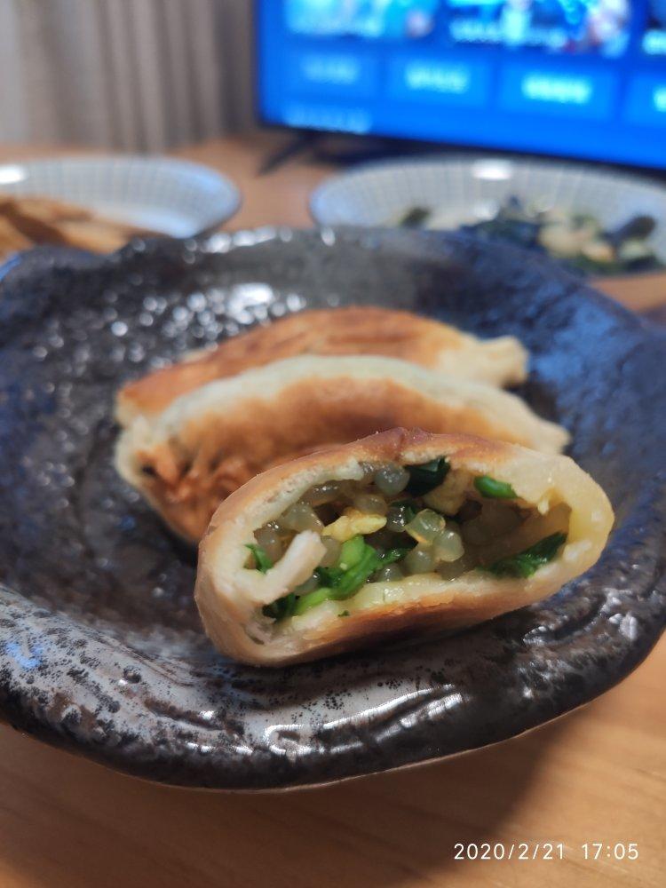 韭菜鸡蛋粉条素包