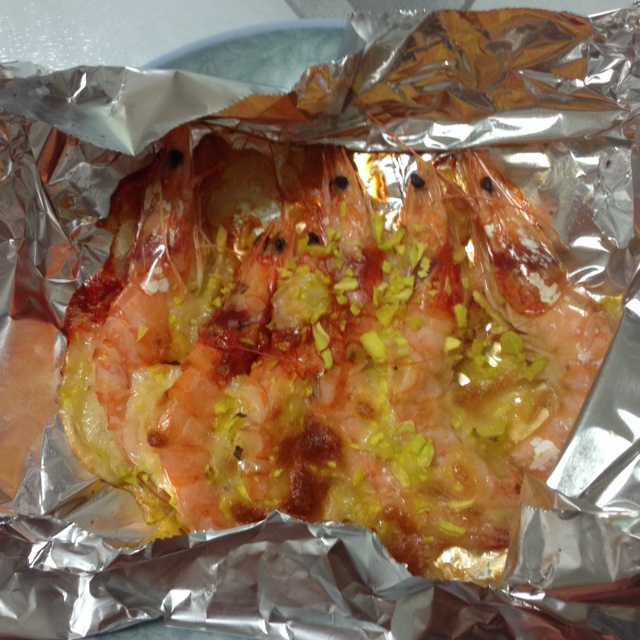 马苏里奶酪烤虾