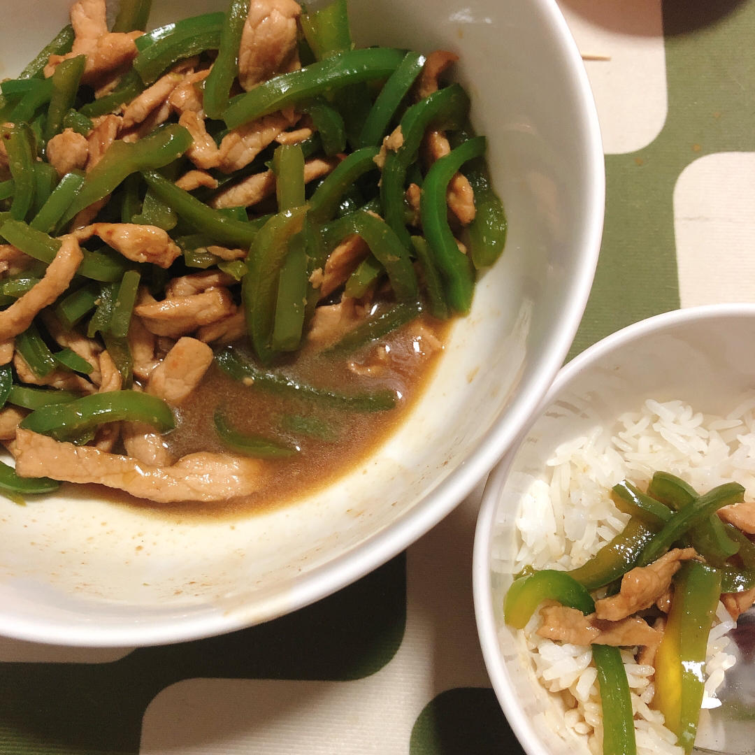 ㊙️超级下饭的青椒炒肉丝❗️吃三碗饭都不够