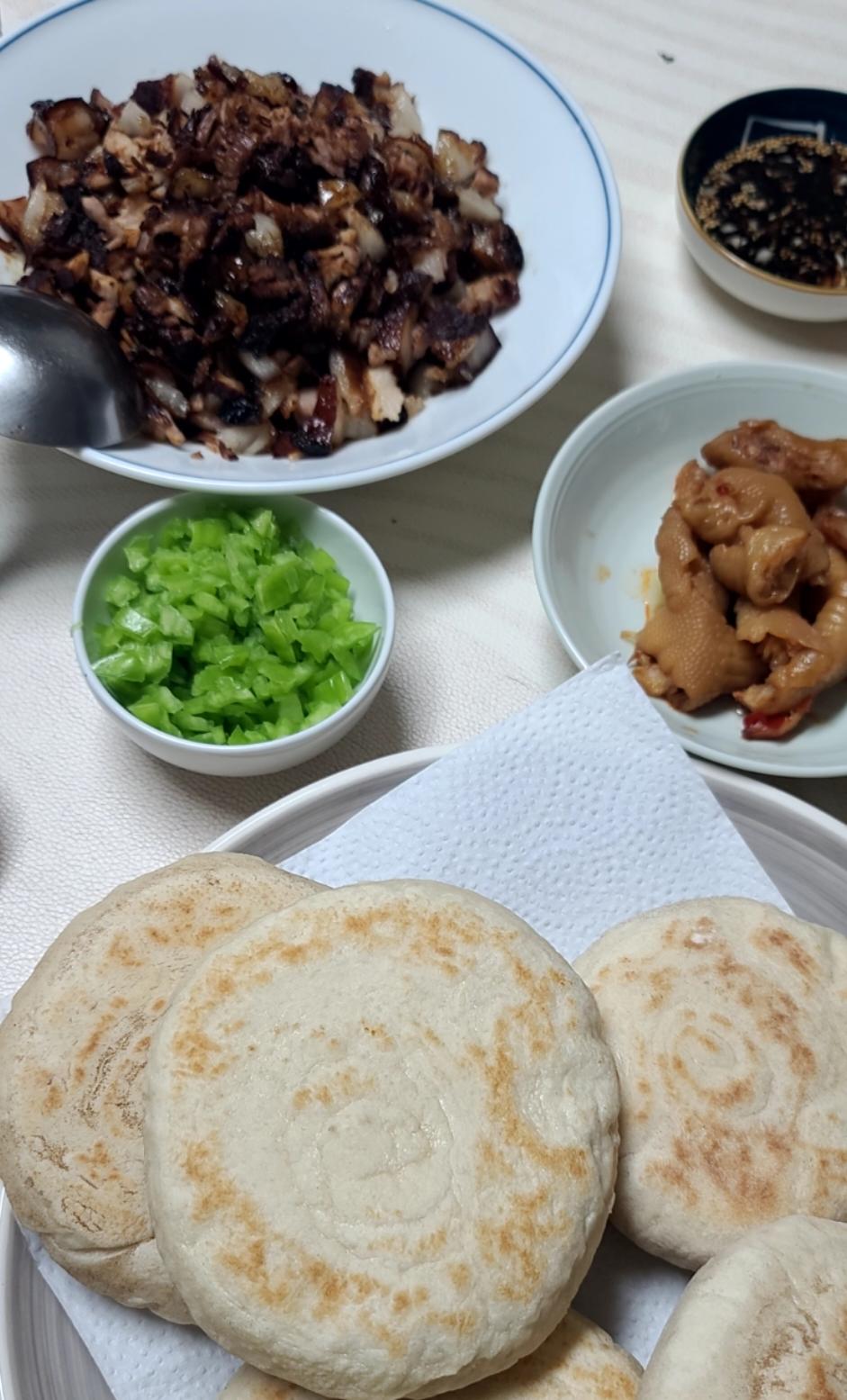 肉夹馍饼胚
