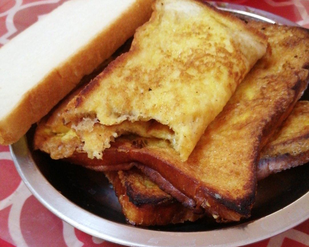 鸡蛋吐司的做法