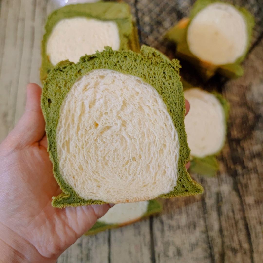 双重口感抹茶蛋糕吐司