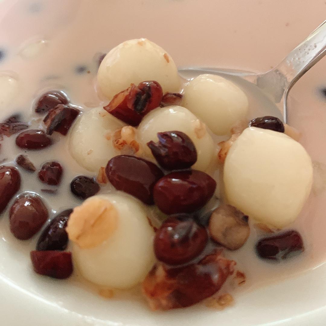 比奶茶还好喝的奶香红豆小丸子