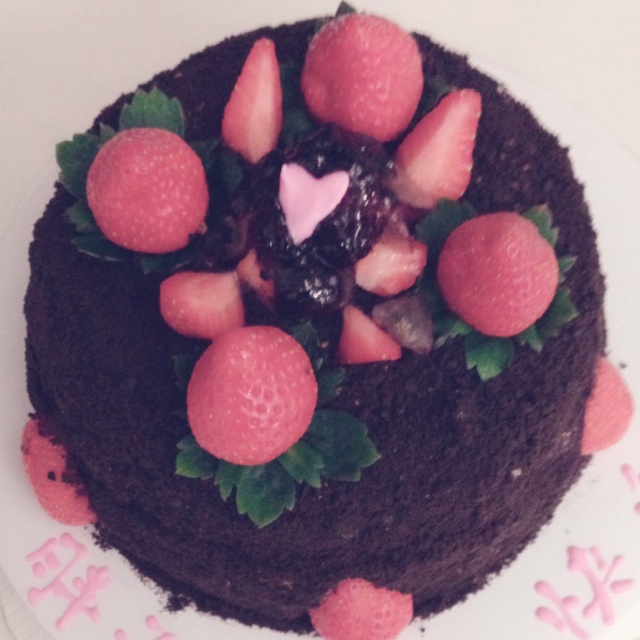 奥利奥水果奶油蛋糕