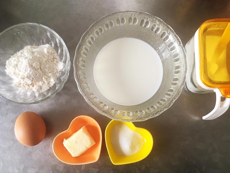 纯奶手撕吐司的做法 步骤1