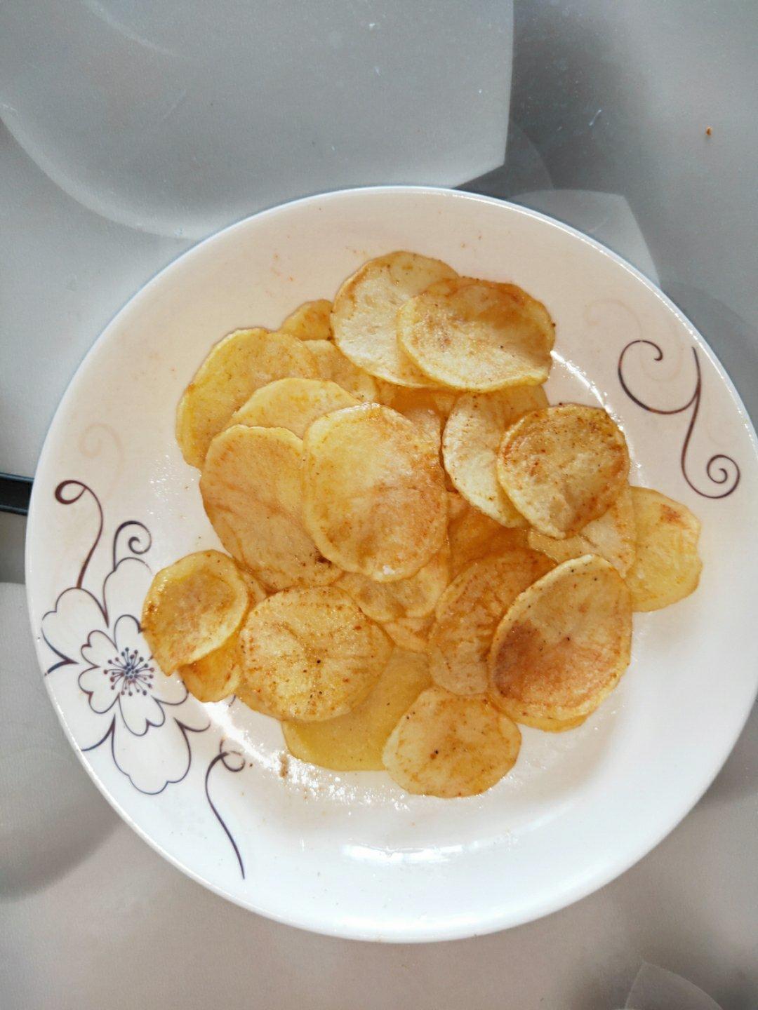 油炸香脆土豆薯片