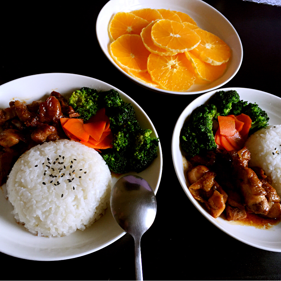 照烧鸡腿饭