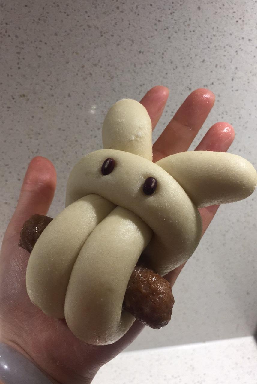 兔子香肠馒头（一次发酵）
