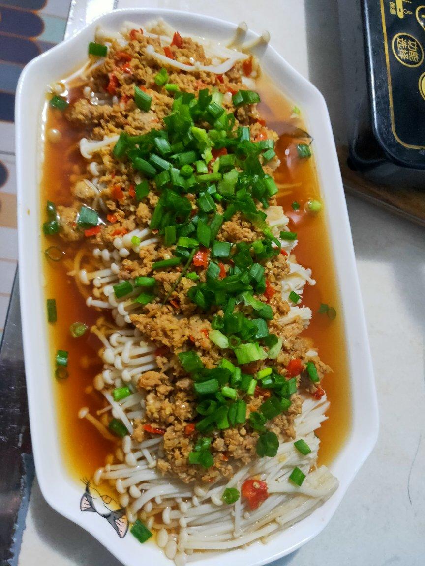 金针菇最好吃的做法❗️蒜蓉金针菇